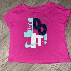 Nike Kids Fuchsia Just Do It Tee